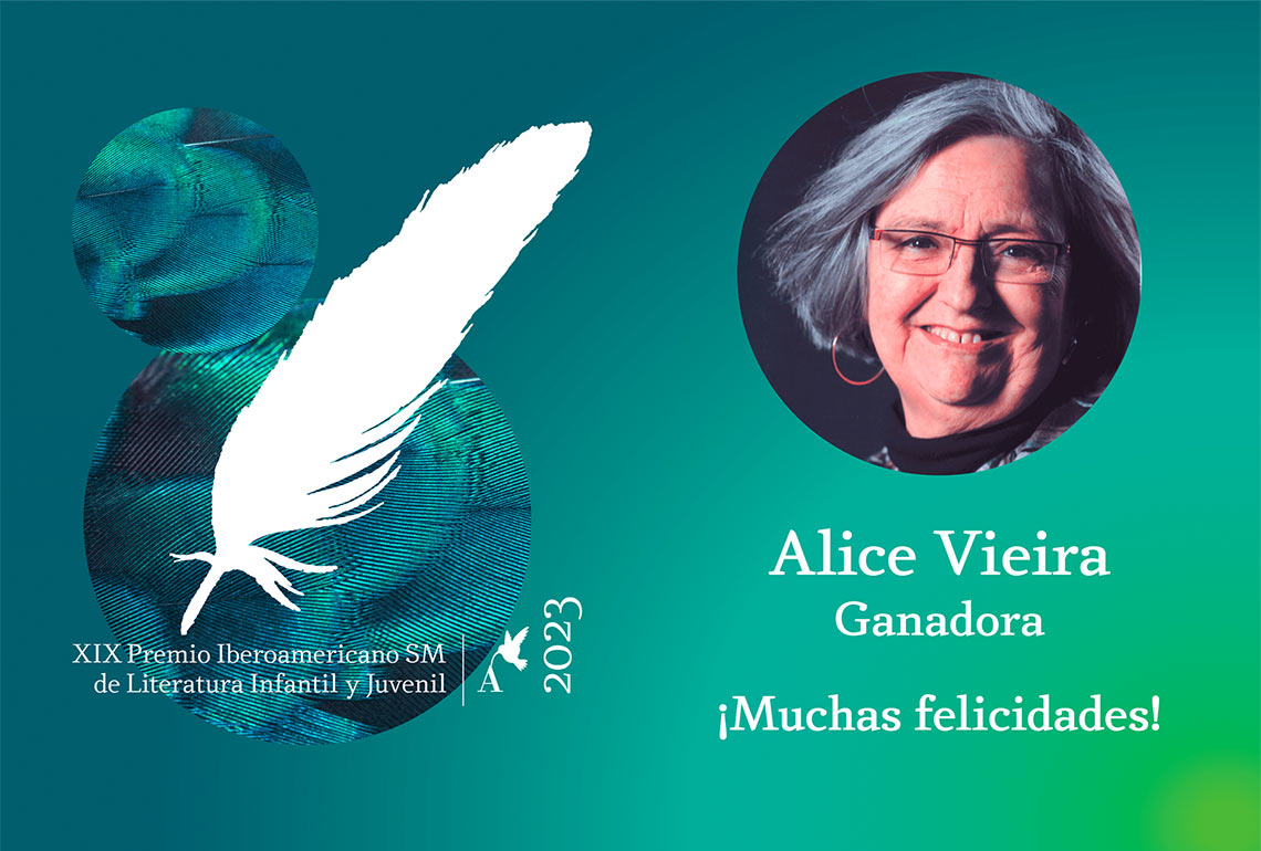 Alice Vieira, ganadora del premio PILIJ 2023